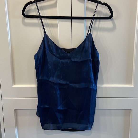 Rag & Bone 100% Silk Navy Cami, Size 4 - Picture 6 of 9